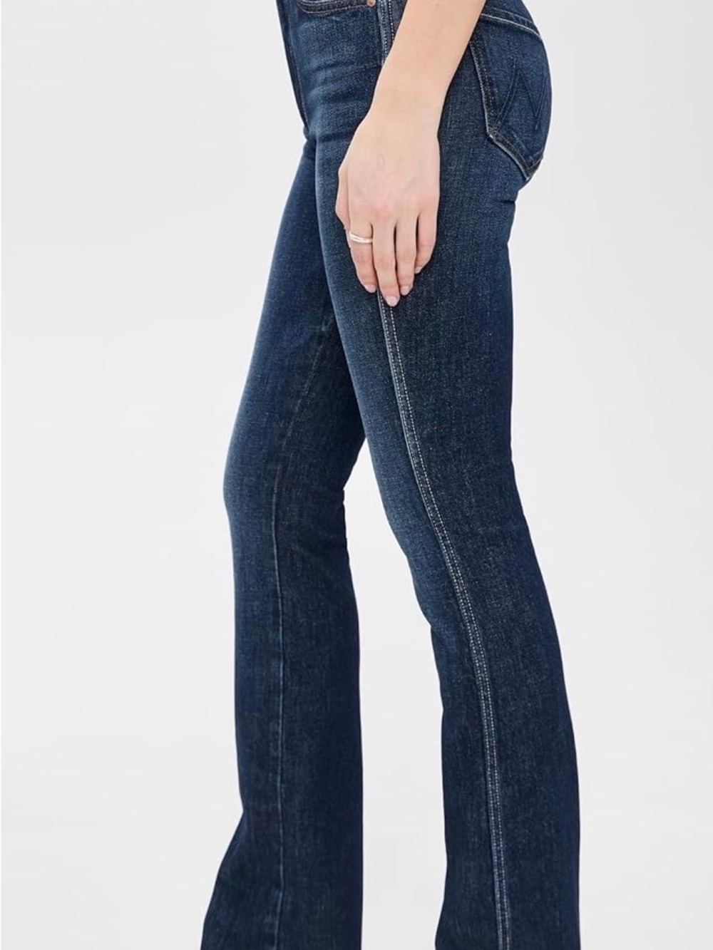 Mother Midrise Smokin Double Heel Jeans - Picture 3 of 5